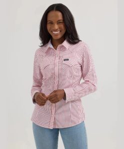 Pink Button Up Wrangler