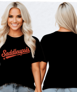 Saddleupsis Black T-Shirt
